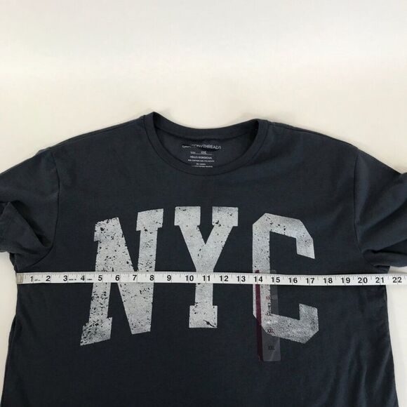 NWOT Grayson Threads NYC Graphic Tee Women's Plus XXL Gray Casual New York City - Picture 7 of 9